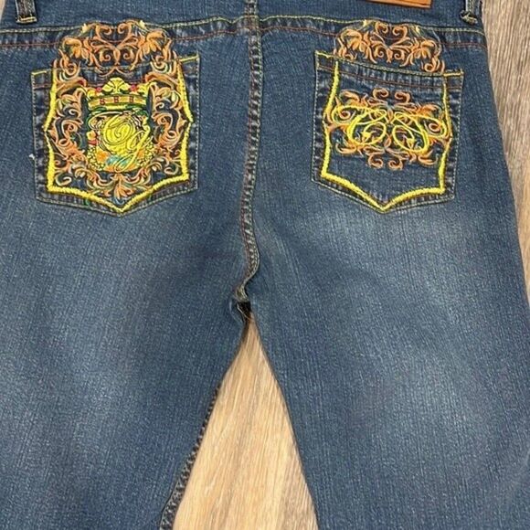 Coogi Australian authentic embroidered bootcut jeans - Picture 7 of 11
